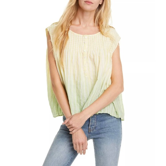 Free People Little Bit of Something Ombre Top / Size XS - Picture 1 of 8